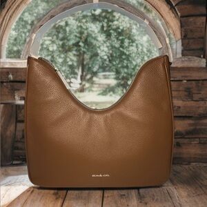 Michael Kors Leather Hobo Bag